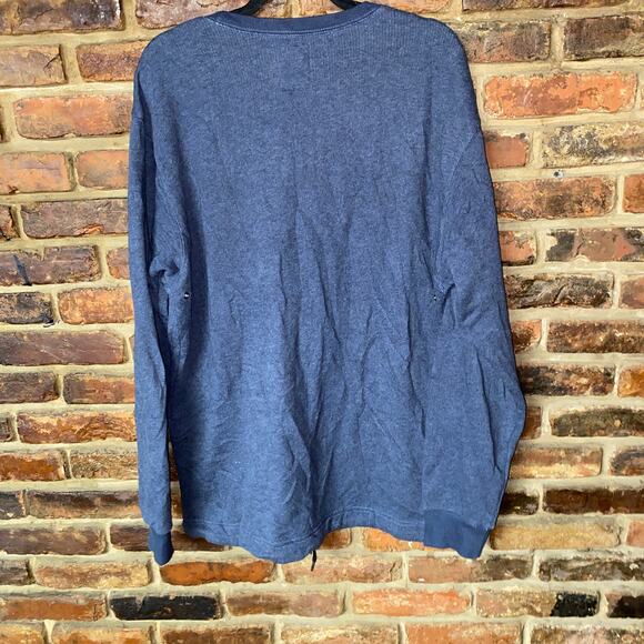 I Love Ugly Blue Oversized Pullover Terry Tunic Sweatshirt Women's Size Large - Picture 6 of 6